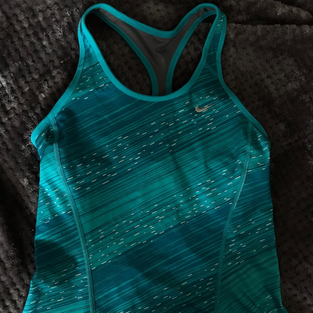 Nike women's Dri-fit tennis tank with built-in bra